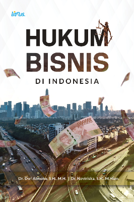Sampul buku HUKUM BISNIS DI INDO...