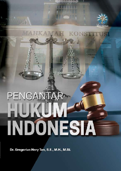 Sampul buku Pengantar Hukum Indo...