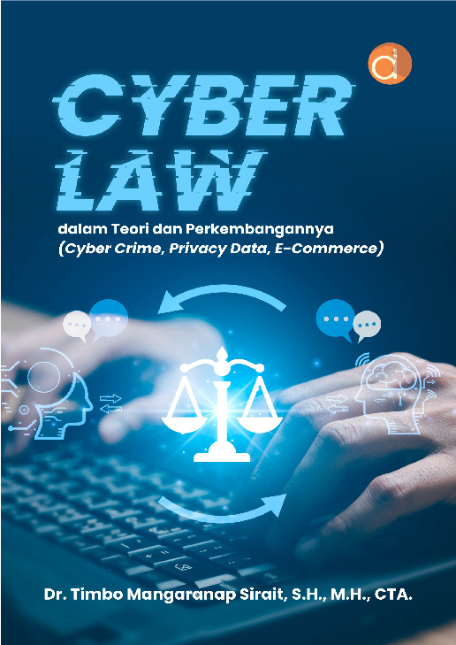 Sampul buku Cyber Law dalam Teor...